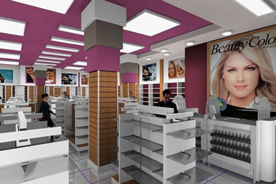 Projeto e Decoração Loja de Perfumaria